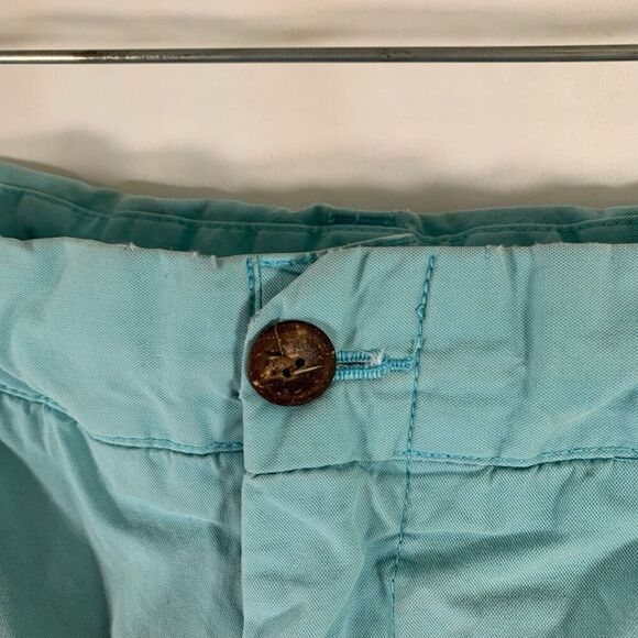 Polo Ralph Lauren Shorts Men's 36 Blue Chino Drawstring Pockets Cotton Blend - Picture 2 of 13